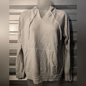 Athleta Gray Hoodie Sweatshirt Size S-p